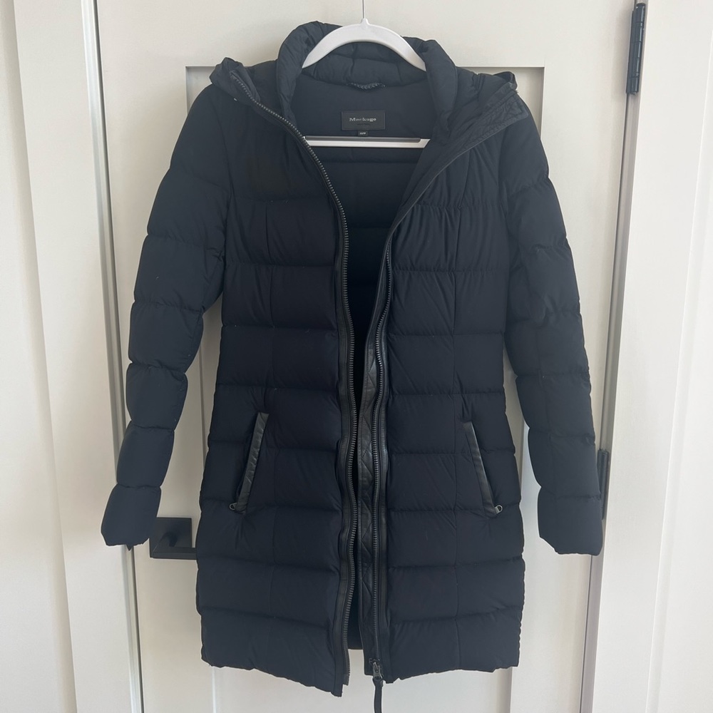 Mackage XS black long jacket